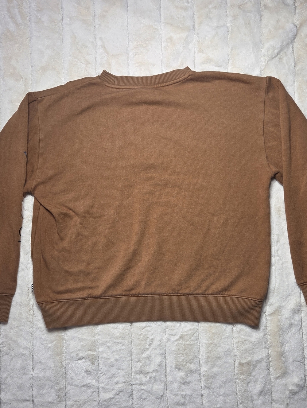 Vans Brown Crewneck with Multicolor Circular Graphic - Picture 7 of 7